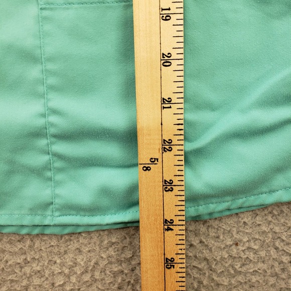 Greys Anatomy Shirt Mens XS Blue V Neck medical Adjustable Scrub Top Pocket - Picture 12 of 14